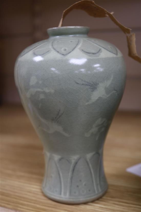 A Korean celadon vase